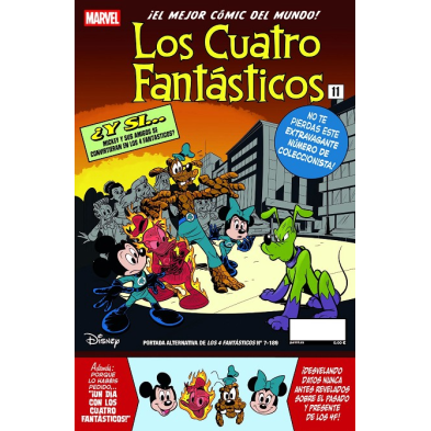 LOS 4 FANTÁSTICOS 07 (PORTADA DISNEY FANTASTIC FOUR 11 )