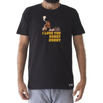 CAMISETA GAMBA TARONJA I LOVE YOU TALLA S