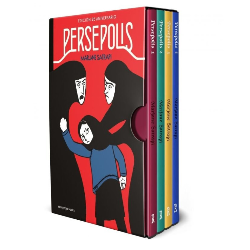 PERSÉPOLIS. ESTUCHE CUATRO LIBROS (EDICIÓN 25 ANIVERSARIO)