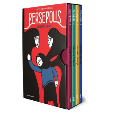 PERSÉPOLIS. ESTUCHE CUATRO LIBROS (EDICIÓN 25 ANIVERSARIO)