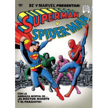 SUPERMAN Y SPIDERMAN. PORTADA DE BRIAN BOLLAND DC-MARVEL TREASURY EDITION.