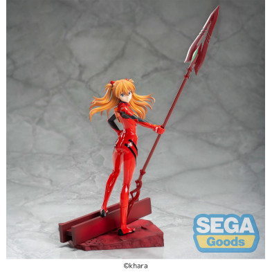 ASUKA SHIKINAMI LANGLEY SPEAR OF CASSIUS FIGURA 20 cm EVANGELION 3.0 + 1.0 THRICE UPON A TIME LUMINASTA