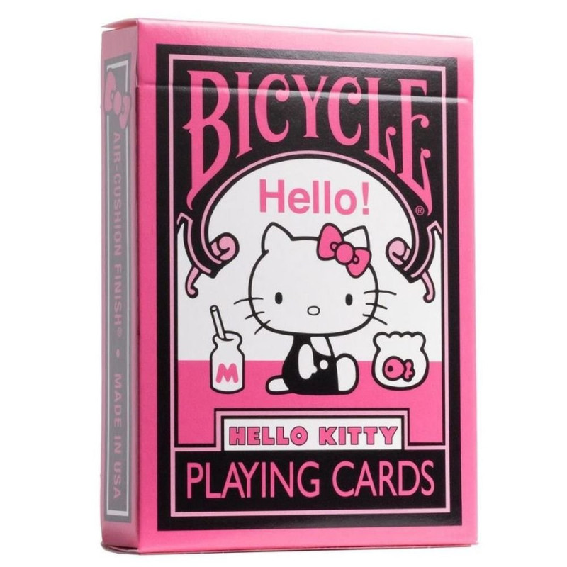 BARAJA BICYCLE HELLO KITTY BLACK AND PINK