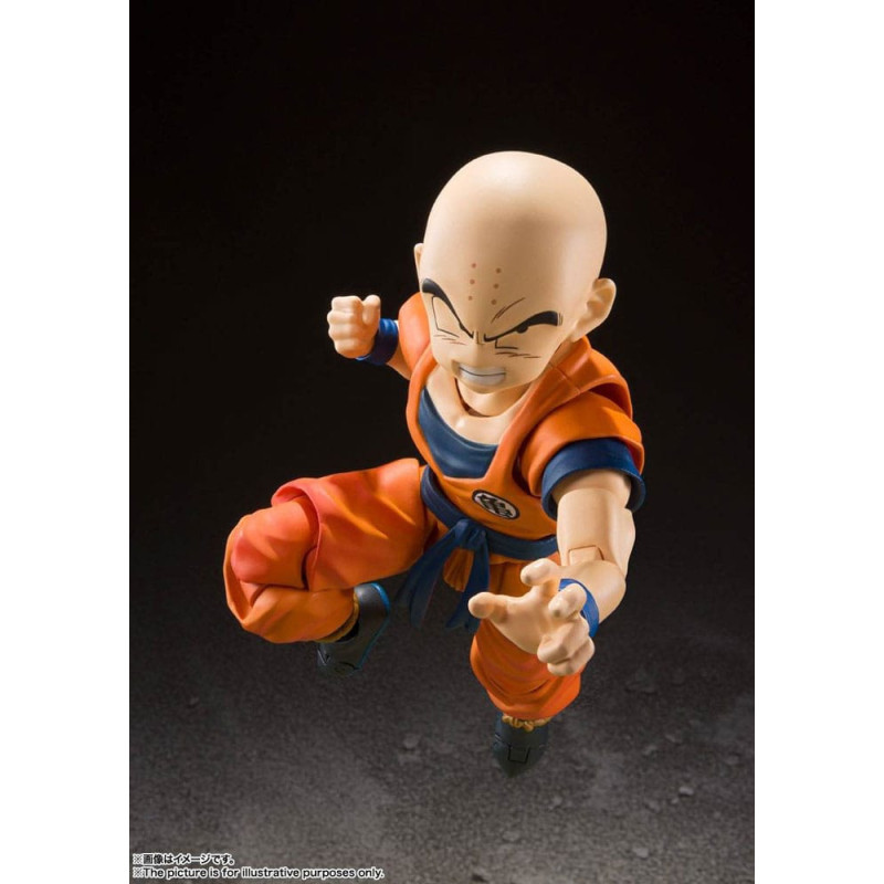 Dragon Ball Z Figura S.H. Figuarts Krillin-Earth's Strongest Man 17 cm

