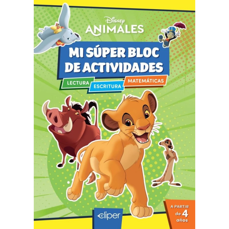 CLÁSICOS SÚPER BLOC DE ACTIVIDADES. DISNEY ACTIVIDADES