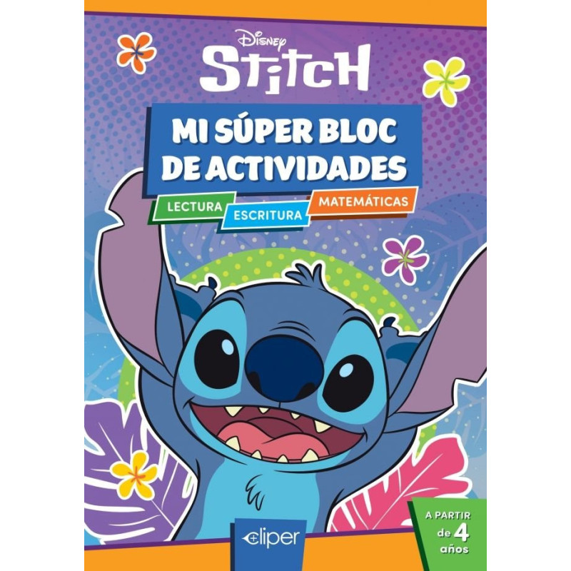 STITCH SÚPER BLOC DE ACTIVIDADES. DISNEY ACTIVIDADES