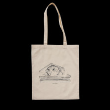 Tote “Cat under the book” X LAURA AGUSTÍ