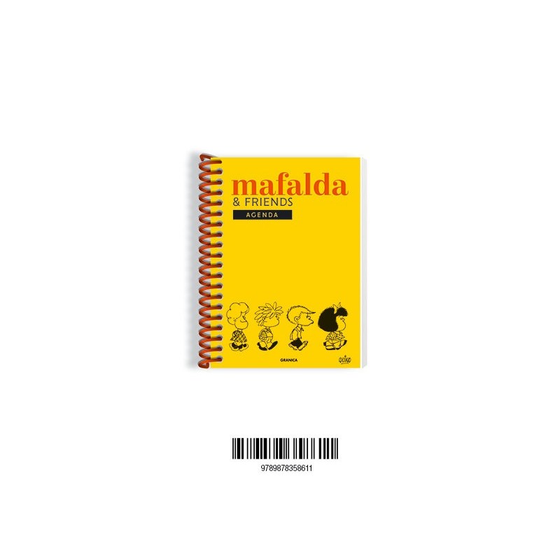 AGENDA MAFALDA, PERPETUA & FRIENDS AMARILLA