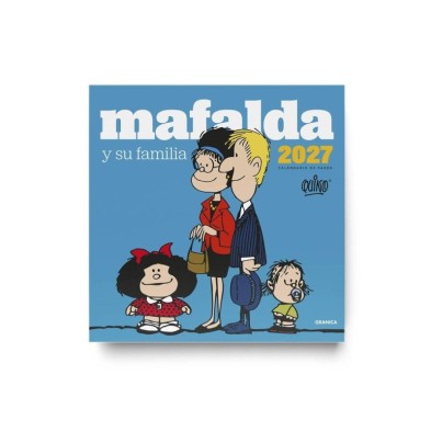 MAFALDA 2027, CALENDARIO DE PARED FAMILIA