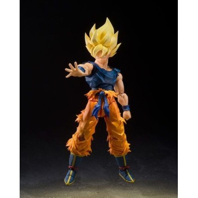 Dragon Ball Z Figura S.H.Figuarts Super SaiyanSon Goku (Fighter of Rage) 14 cm