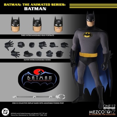 Figura Batman The Animated Series Escala 1/12 Mezco