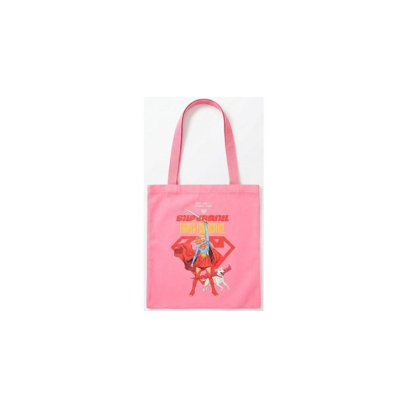 BOLSA DE TELA 40 cm DC SUPERMAN SUPERGIRL