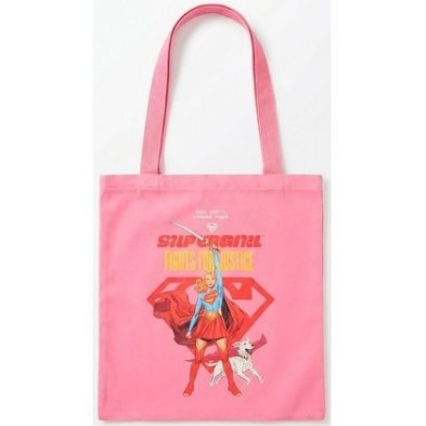 BOLSA DE TELA 40 cm DC SUPERMAN SUPERGIRL