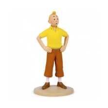 FIGURA TF1 RESINA - TINTÍN CON POLO AMARILLO
