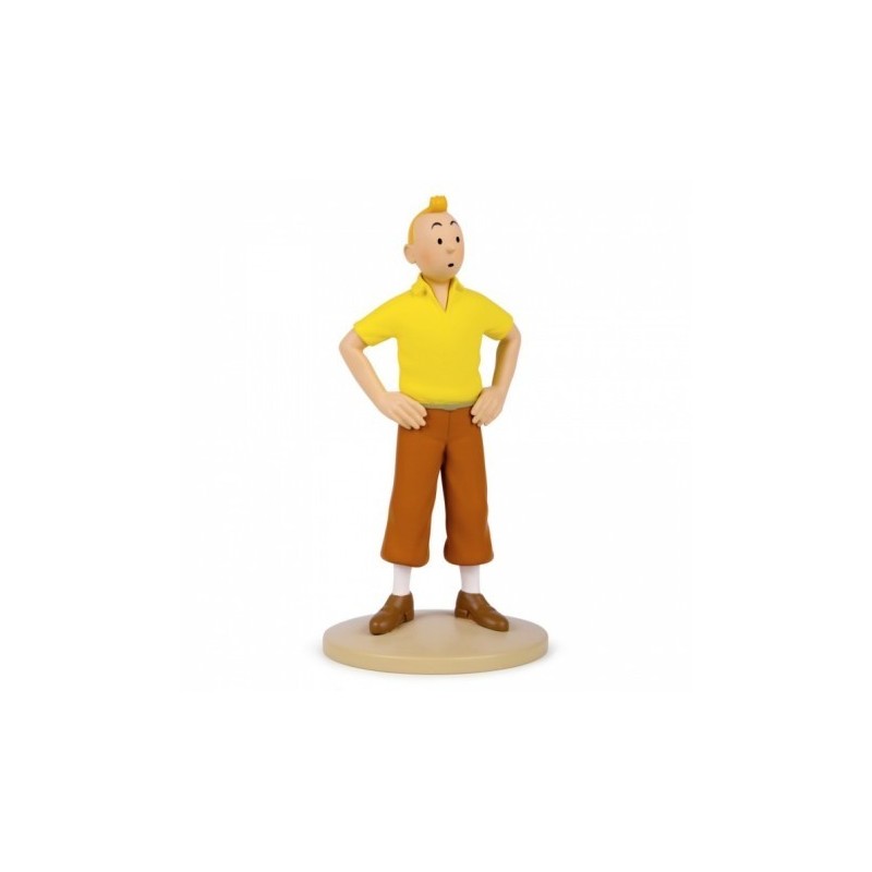 FIGURA TF1 RESINA - TINTÍN CON POLO AMARILLO
